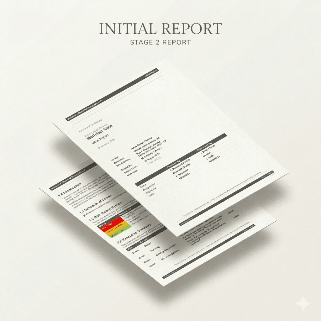Initial Report — 3D exploded axonometric view